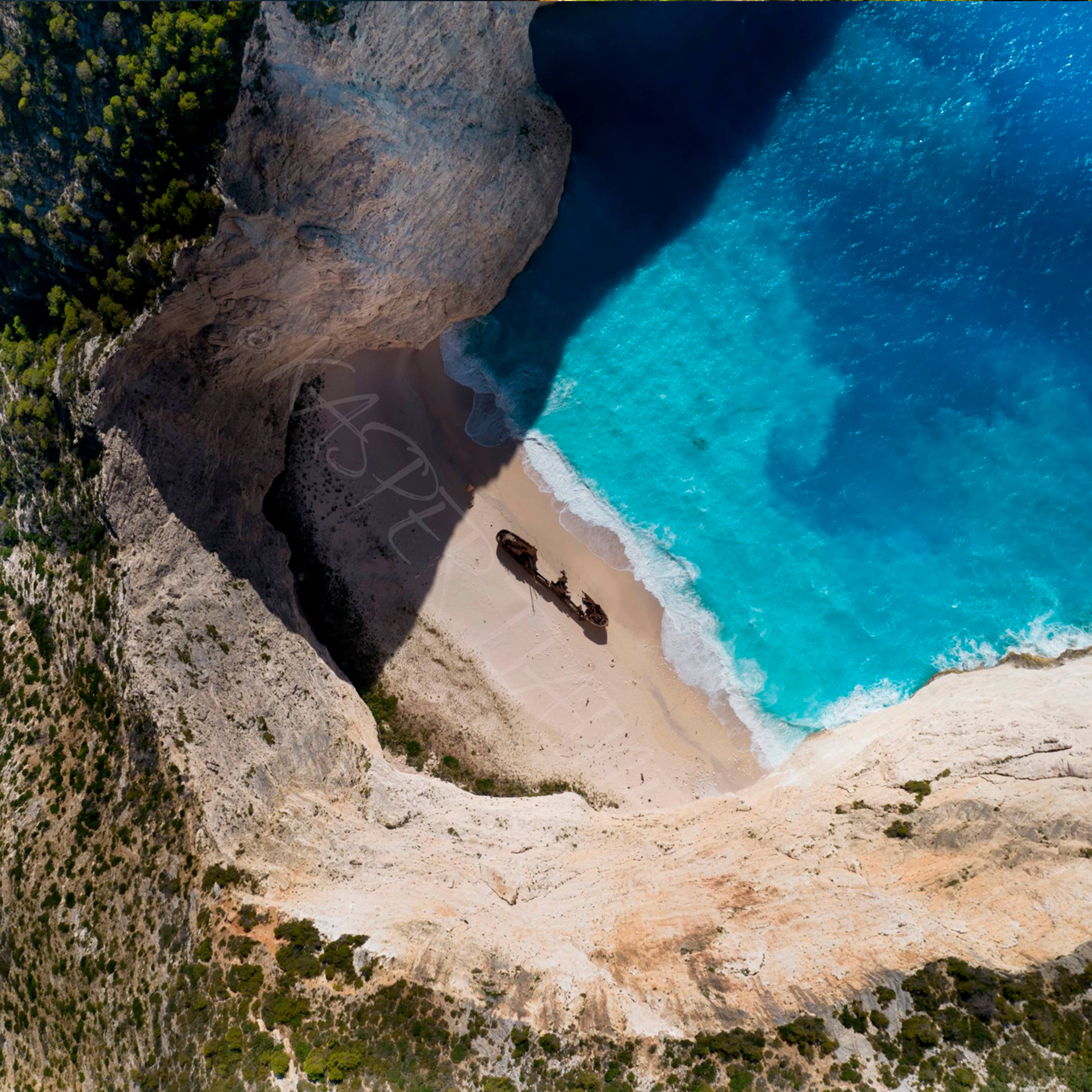 Shipwreck beach, Zakynthos Greece